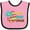 Pink and Black, variant on Inktastic Egg Hunt Squad with Easter Egg Boys or Girls Baby Bib
