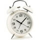 thumbnail image 1 of Reloj despertador de doble campana con luz nocturna, reloj despertador de campana retro, alarma fuerte, unidad de cuarzo, sin tictac silencioso, esfera grande de 4 "- blanco Vhermosa, 1 of 4