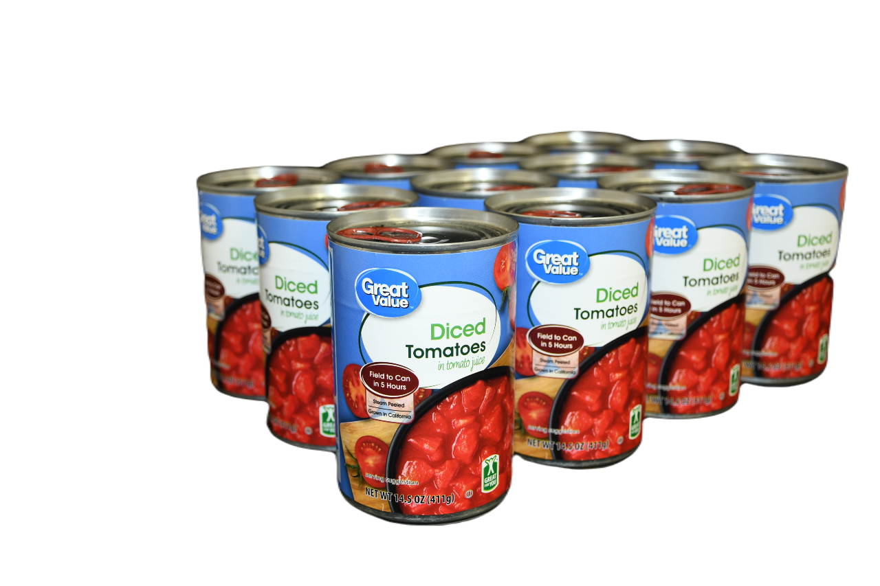 Great Value Diced Tomatoes in Tomato Juice