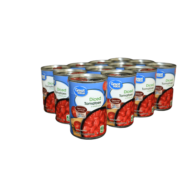 Great Value Diced Tomatoes in Tomato Juice
