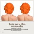 thumbnail image 2 of Disketp Orange Scales Adjustable Sleeping Hair Cap, Hairband Sleeping Cap Turban, Unisex, Available for Curly and Straight Hair, 2 of 6