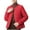 Red, variant on Winter Fashion Coats For Women Casual Long Sleeved Solid Color Loose Black Jacket Coat L-5XL