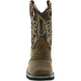 thumbnail image 3 of Smoky Mountain Western Boots Boys Pawnee Leather Crepe Brown 3350C, 3 of 7