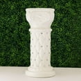 thumbnail image 2 of Efavormart 2 Pack 25" Tall White PVC 10mm Crystal Beaded Studded French Inspired Pedestal Column Stand for Floral Arrangements, Wedding, Aisle Decor, DIY Background Designing, 2 of 10