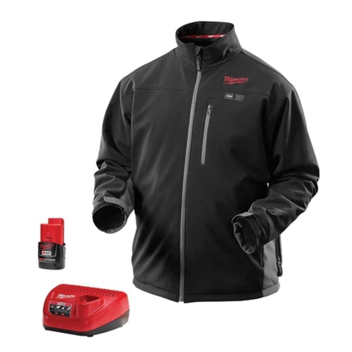 Battery Not Included - Small Black Color All Sizes Milwaukee Vest Only M12 12V Lithium-Ion Heated Front and Back Heat Zones 