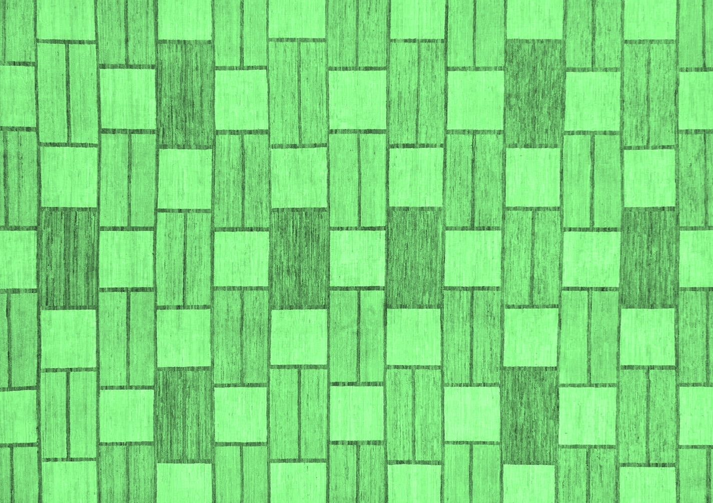 Ahgly Company Indoor Rectangle Abstract Emerald Green Modern Area Rugs ...