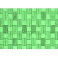 thumbnail image 1 of Ahgly Company Indoor Rectangle Abstract Emerald Green Modern Area Rugs, 5' x 7', 1 of 4