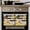 Black, variant on Spring Bees Daisy 1 Pack Kitchen Towel, Water Absorbent Dish Towel, Rustic Tulips Dots Yellow Striped Burlap Decorative Hand Towels - Quick Drying Cloth for Cooking Baking, 18x28 Inch