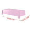thumbnail image 2 of SNGMN Disposable Plastic Tablecloth for Parties, Rectangular Heavy-Duty Table Cover, Quality and Elegant Design for Picnics and Events, 2 of 2