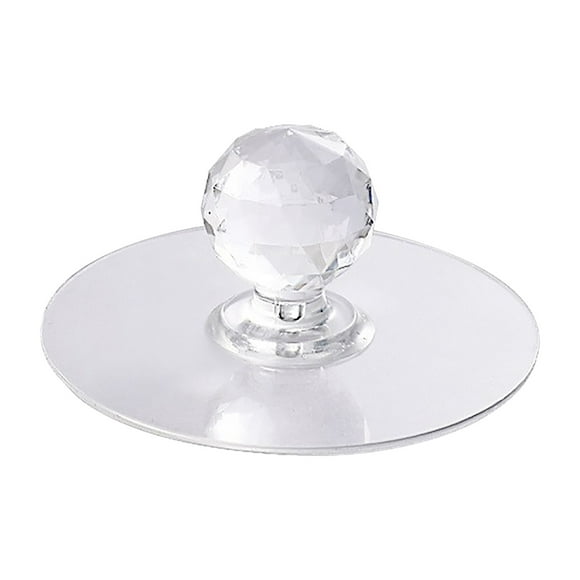 Kitchen Cabinet Handles Invisible Handle Hook Wardrobe Cabinet Crystal Door Knob Kitchen Cabinet Door Handle Self Adhesive Knob Closet Door Knob No Drilled Knob Transparent Door Handle