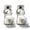 DOG*2, variant on Funny Salt and Pepper Glass Bottle, Cute Animal Cat & Dog Salt and Pepper Shaker Containers, for Kitchen Cooking, BBQ, Bar, Table, Rv, Camp