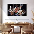 thumbnail image 3 of Elephant Stock Jamming Ii Wall Art - Horizontal Multi Panel Canvas - Living Room Wall Decor - Music Multi Panel - Black And Blue Decor By Steven Johnson - 57" x 36", 3 of 8