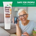 thumbnail image 4 of Miracle Foot Repair Cream, (1 oz / 3 Pack) Repairs Dry Cracked Heels and Feet, Diabetic-Safe, 60% Pure Ultra Aloe Moisturizes, Softens, and Repairs,Relief from Discomfort of Ingrown Toenails, 4 of 9