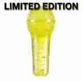 thumbnail image 3 of Yellow Microphone Shaped Squishy Toy with Glitter Filling, Single Piece, for Kids and Adults, Squeeze Toy, 3 of 3
