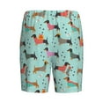 thumbnail image 4 of Yiaed Christmas Dachshund for Men's Soft Sleep Pajama Short Lounging Pajama Shorts-XX-Large, 4 of 8