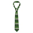 thumbnail image 2 of Xecao Merry Christmas Print Tie For Men Necktie Woven Jacquard Neck Ties,Classic Men's Tie, 2 of 7