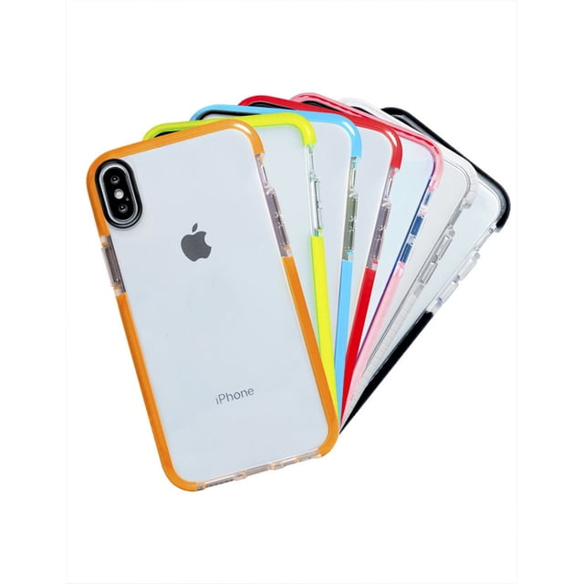 Funda para iPhone XS InstaCase Tecnología Ultra Impacto Color Naranja Antigolpes Uso Rudo