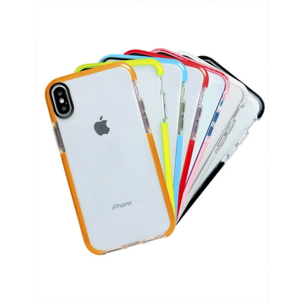 Funda para iPhone XS InstaCase Tecnología Ultra Impacto Color Naranja Antigolpes Uso Rudo