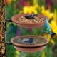 thumbnail image 2 of Bebedero para pájaros, comedero independiente al aire libre para pájaros silvestres, alimentador de alimentos para bañera colgante, kit de decoración de jardín para atraer pájaros salvajes 2, 2 of 5