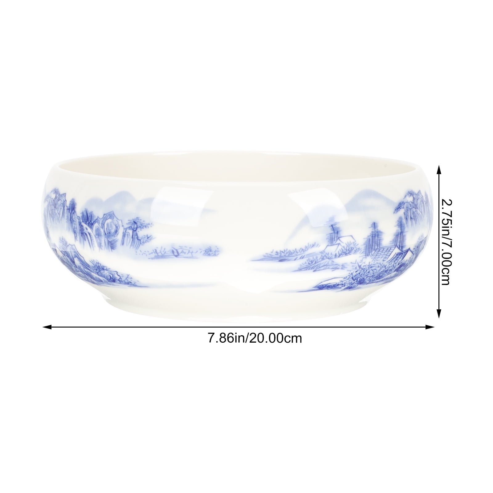 20x20cm Indoor Plant Pots Bowl for Hydroponic Plants, Flower Containers for and Decorative Use
