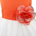 thumbnail image 3 of inhzoy Kids Girls Tulle Rose Floral Petals Flower Girl Dress, 3 of 5