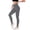 Dark Gray, variant on Joernso Women Leggings High Waist Slim Fit Velvet Lining Thickened Pants Hip Lift Yoga Fitness Bottoming Pants