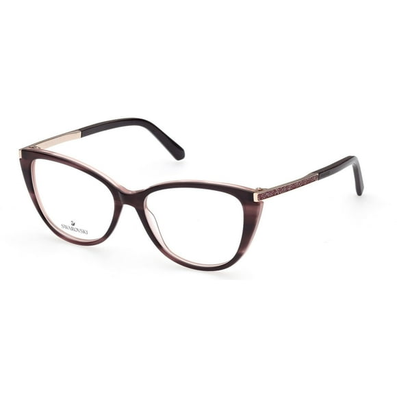 Gafas graduadas Swarovski SK 5414 Shiny Bordeaux