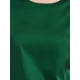 thumbnail image 5 of BLUSA ELEGANTE DE MANGA CORTA Y CUELLO REDONDO PARA MUJERES CHIC, TAMAÑO XS, VERDE OSCURO, 5 of 6