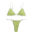 thumbnail image 1 of Mujeres Bandeau Bandage Bikini Set Push-Up Traje de baño brasileño Ropa de playa Traje de baño Fridja nalpqowj54531, 1 of 5