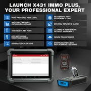 LAUNCH X431 IMMO Plus 2024 Key Fob Programming Tool Car Diagnostic Scanner with PROG3 Bi-directional, ECU Coding, 39+ Services, 2 Years Free Update