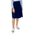thumbnail image 4 of Classroom School Uniforms Girls Longer Length Kick Pleat Skirt, 4 of 6