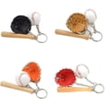 thumbnail image 4 of Llavero con Colgante Tenis Pelota de Béisbol Guantes para Llavero, 4 of 7