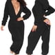 thumbnail image 2 of Pijamas de invierno para adultos para mujer, ropa de dormir de Año Nuevo, mono de manga larga con capucha, ropa de casa, mono de Sherpa peludo con capucha para orejas 2023, 2 of 4
