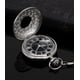 thumbnail image 3 of Reloj de bolsillo vintage con escala de números romanos, de cuarzo, con cadena, ideal para Navidad, graduación, cumpleaños, Día del Padre., 3 of 5