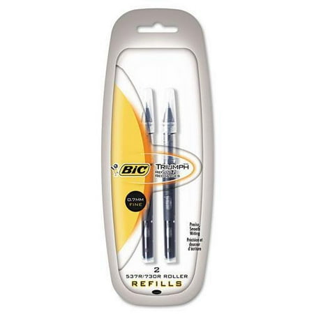 REFILL;PEN;ROLL;.7MM;BK;2PK
