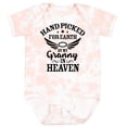 thumbnail image 3 of Inktastic Handpicked for Earth by My Granny in Heaven with Angel Wings Boys or Girls Baby Bodysuit, 3 of 5
