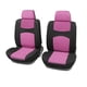 thumbnail image 1 of Universal Delantero Coche Camión Asiento Funda Kit Protector Almohadilla Negro Rosa, 1 of 8