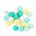 thumbnail image 2 of CousinDIY Bubblegum Bead 20mm 20/Pkg-Yellow Green Mix, 2 of 2