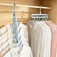 thumbnail image 5 of Bxaolu Space Saving Hangers 9-Hole Heavy Duty for Closet Organizers and Storage 3Pack, 360° Swivel Hook, Cascading Design for Wardrobe, Apartment, RV Storage, Home Essentials, 5 of 7