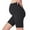 Black, variant on Edvintorg Maternity Clothes Summer Maternity Shorts for Women Over The Belly Solid Color High Waisted Yoga Sports Pregnancy Short Pants with Pocket
