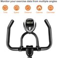thumbnail image 2 of Bicicleta Estática para Ciclismo en Interiores RELIFE 6488263 con Monitor Cómoda Resistencia Ajustable Negro/Roja RELIFE 6488263, 2 of 2