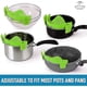 thumbnail image 5 of 2026 Adjustable Snap On Strainer For Most Pots & Pans - Food Grade, Heat Resistant Pot Strainer Clip On Silicone Colander For Draining Pasta, Fruits, 5 of 5