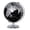 Black, variant on Exerz 5.5 inch World Globe - Political Map Mini globe - Educational/ Geographic/ Modern Desktop Decoration