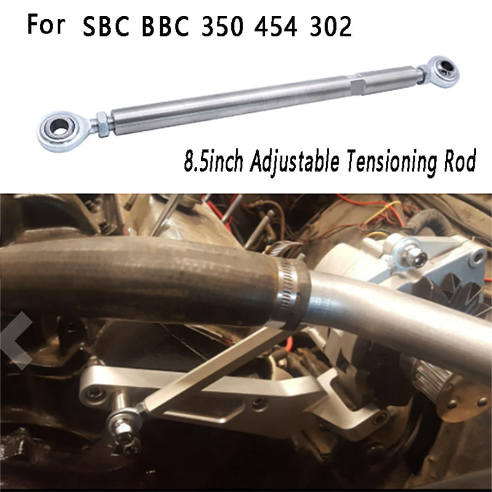 8.5Inch Adjustable Tensioning Rod Heim Joint Alternator Bracket for BBC