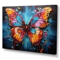 thumbnail image 2 of Designart "Bold Butterflies in Vibrant Colors I" Animals Butterfly Canvas Art Print, 2 of 7