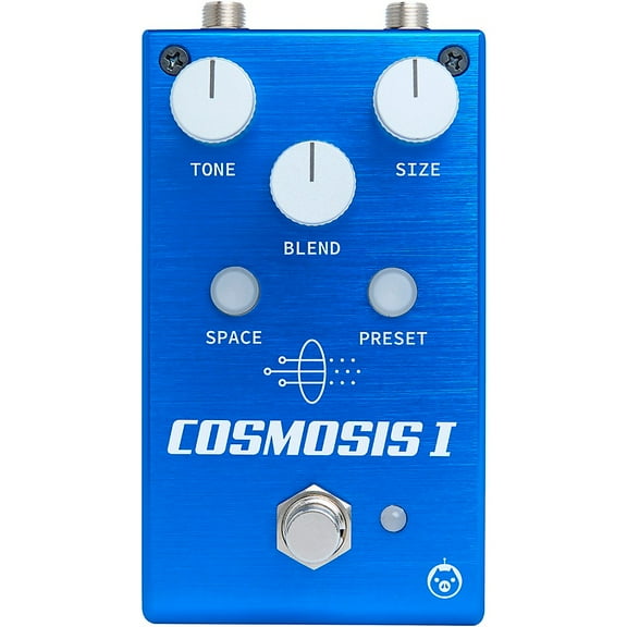 Pigtronix Cosmosis 1 Stereo Ambient Reverb with Morphing Guitar Effects Pedal Blue