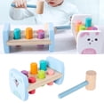 thumbnail image 1 of Banco de para golpear, juguetes de actividad, juguete de desarrollo con martillo, aprendizaje educativo para niños Perro Yotijar Juguetes de banco para golpear, 1 of 10