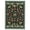 Black, variant on FairOnly Modern Dynamic Rainforest 2'x6'Runner Rug Machine Washable Non Slip Ultra Thin Carpet for Kitchen Bathroom,Black