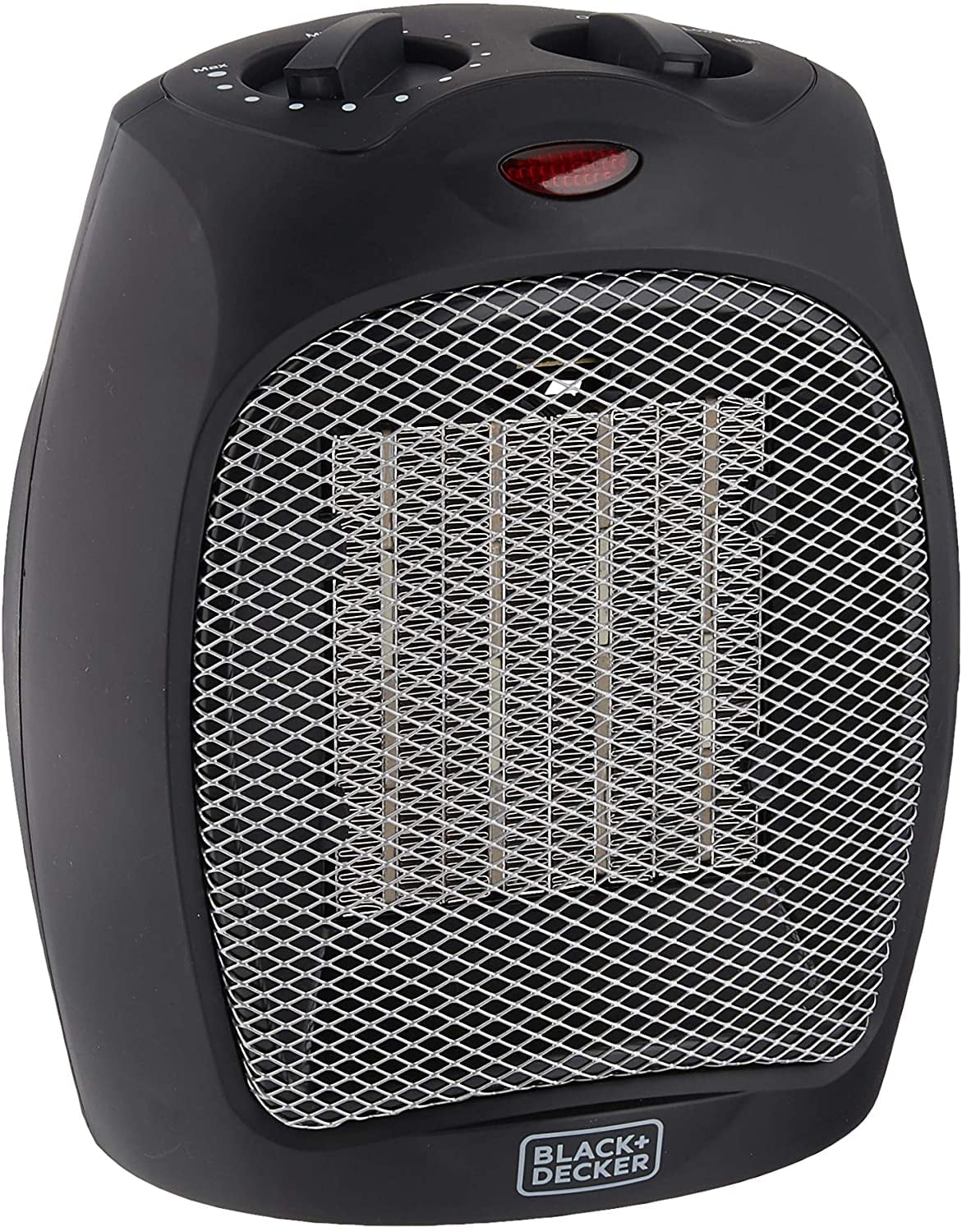 Black + Decker BHDC500B46 Compact/Personal Black Ceramic Desktop Heater ...