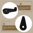 thumbnail image 4 of WRISTBIQUE 100Pcs Glass Retainer Clip Mirror Fixing Clips for Bathroom Plastic Black, 4 of 5